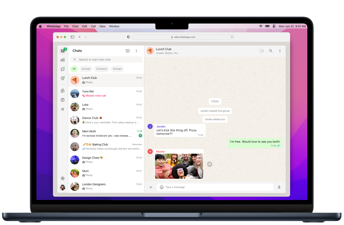 WhatsApp桌面预览